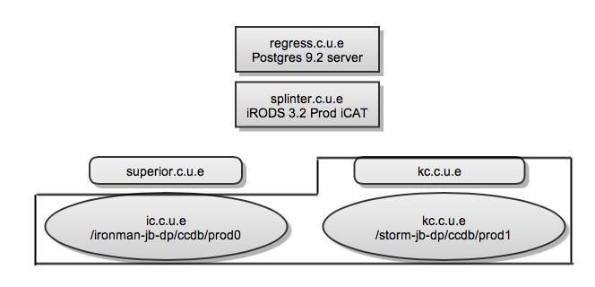 iRODS 3.2 Production Environment